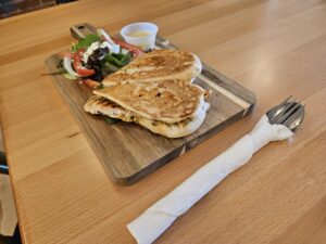 The panini at Mynt House. Photo by Drew Saunders.