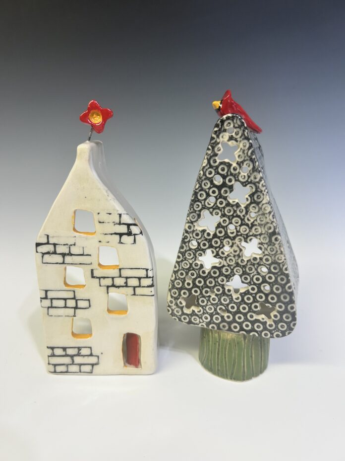 Christmas trees by Kris Cravens. Photo provided by the artists.