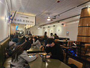 The main dining room of Bori. Photo by Drew Saunders.