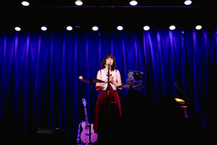 Rabbitology performs electric folk. Image credit: Andrew Memmer.