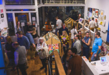 The main front room of the A2AC during the 2025 A2AC Social. Image credit: Doug Coombe.