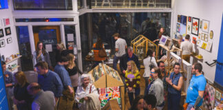 The main front room of the A2AC during the 2025 A2AC Social. Image credit: Doug Coombe.