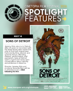Sons of Detroit promotional poster. Image credit: Marquee Arts.