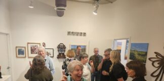 Opening reception for Jump!!! at the Gutman. Photo by Drew Saunders.