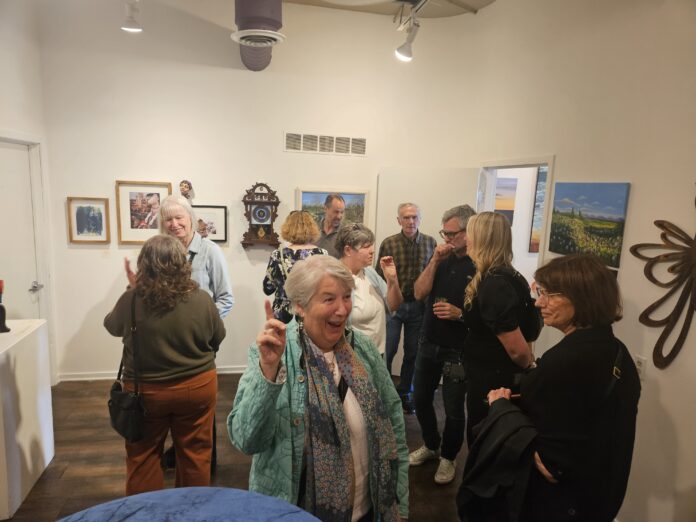 Opening reception for Jump!!! at the Gutman. Photo by Drew Saunders.