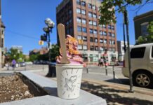 The cup option from Cold Truth Soft Serve. Photo by Drew Saunders.