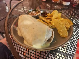 The birria burrito from Ranch Honky Tonk. Photo by Drew Saunders.
