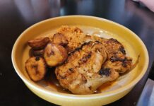 Galy’s Opens in Downtown Ypsilanti with West African Fusion Cuisine The chicken yassa at Galy's. Photo by Drew Saunders.