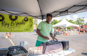 DJ Roy B Vocals at the 2025 Ypsi Food Festival. Image credit: Sam Grima.
