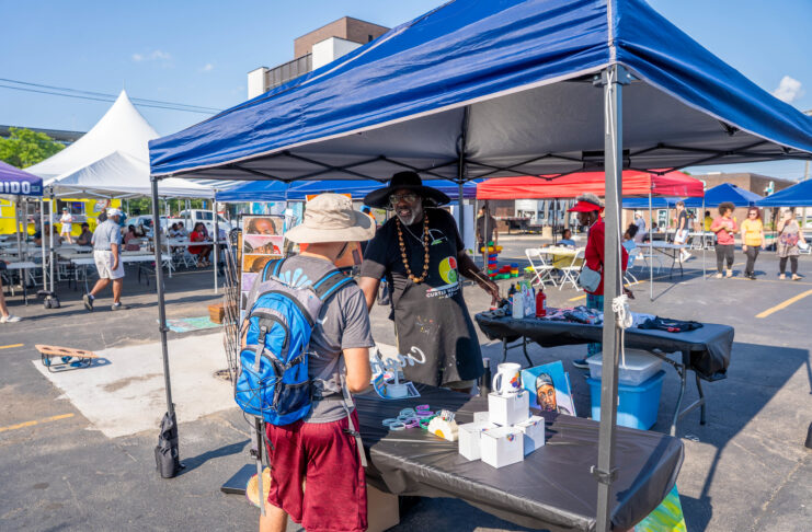 Ypsilanti Food Festival to Return for Second Year on August 15 Curtis Wallace at the inaugural Ypsi Food Festival. Image credit: Sam Grima.
