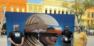 Artists from last year's Street Art Encounter. Image credit, Main Street Ann Arbor.